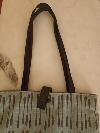 Bolso de lona Littlephant azul y negro