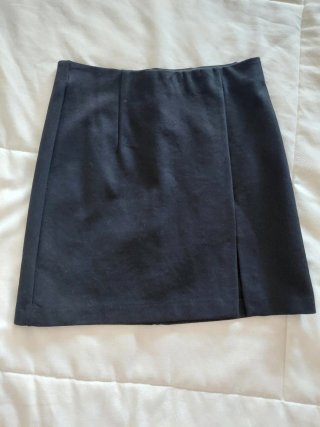 Minifalda negra talla S