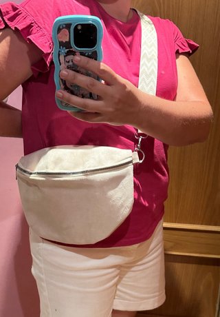 Borsa a spalla/borsa da donna beige