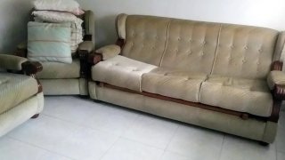 Sofá 3 plazas + 2 butacas beige