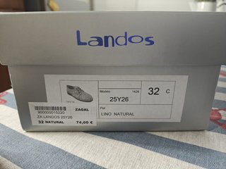 Zapatos niño ceremonia Landos T32 nuevos