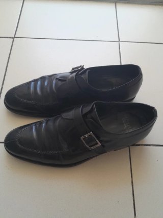 Zapatos para hombre Lotusse.Negros Hebilla N⁰44