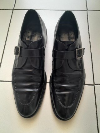 Zapatos para hombre Lotusse.Negros Hebilla N⁰44