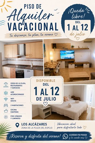 Vacaciones verano Los Alcázares, Plaza del Espejo