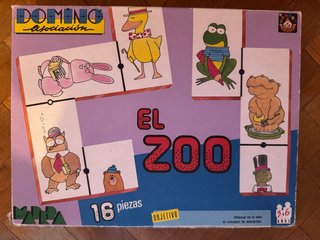 Juego de mesa El Zoo Domino Asociación
