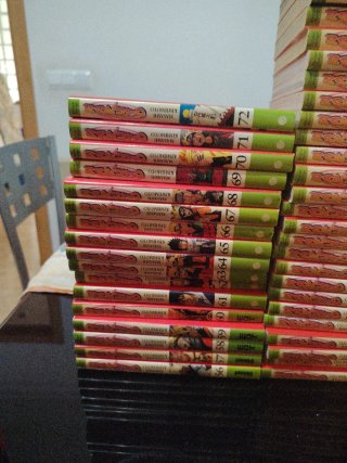 Naruto se venden del 1 al 32 por 150 euros.