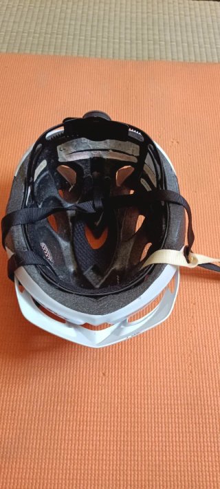 Casco de bicicleta blanco