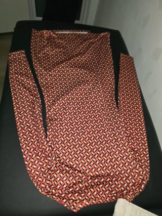 Falda gris de tul talla única