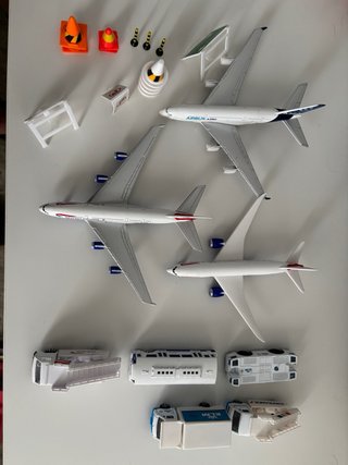 Set Vehículos y Aviones Metales Casi Nuevos