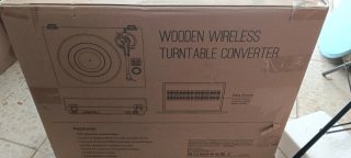 Tocadiscos Guangzhou H&F Madera con Altavoces