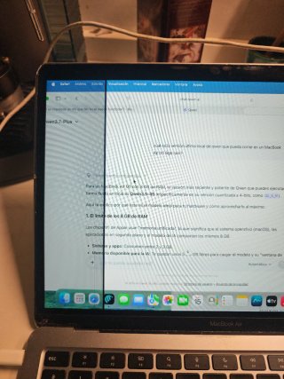 MacBook Air M1 2020 (Pantalla con defecto)