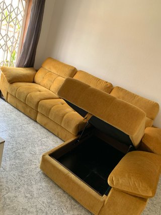 Sofá Chaise Longue Eléctrico con Canapé