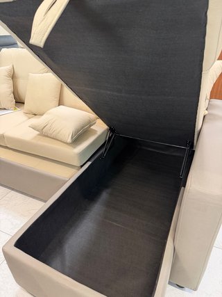 Chaiselongue Claire beige y gris