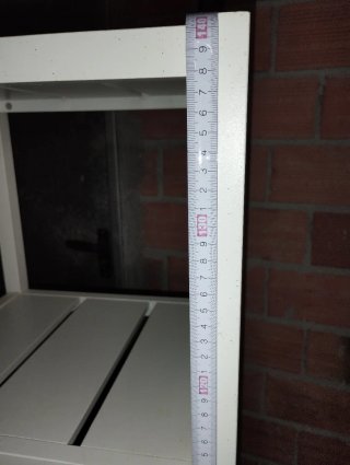 Estantería metálica blanca 5 baldas