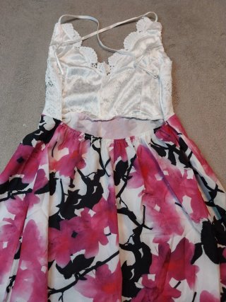 Vestido Verano pantalon Encaje Floral Talla S