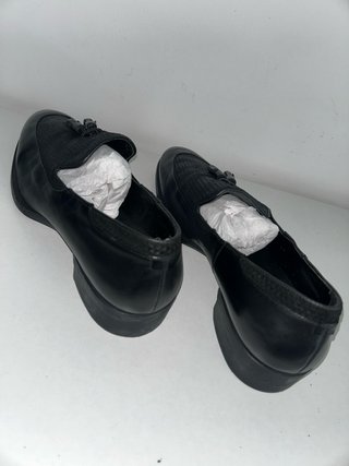 Mocasines Zara Piel Combinada Borlas