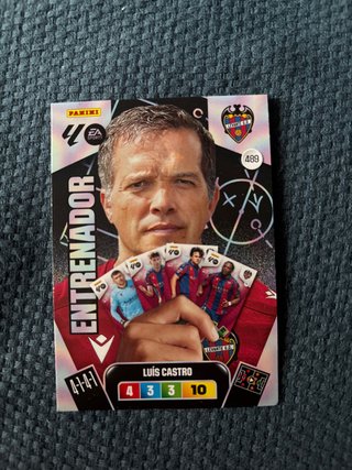 Cromo Panini Adrenalyn XL Luis Castro Entrenador