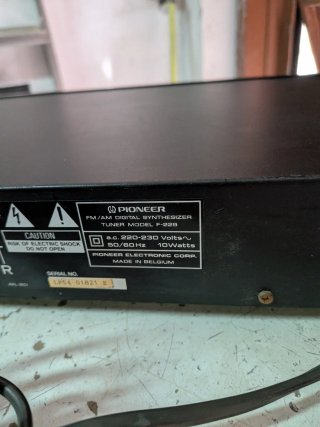 Pioneer F-229 Sintonizzatore Digitale