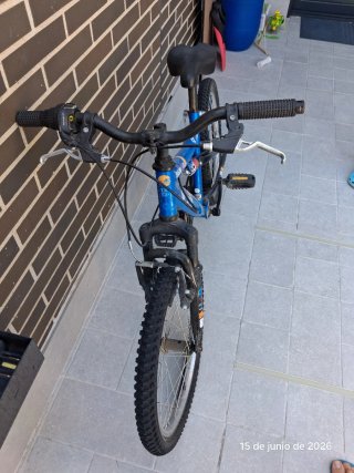 Bicicleta infantil azul