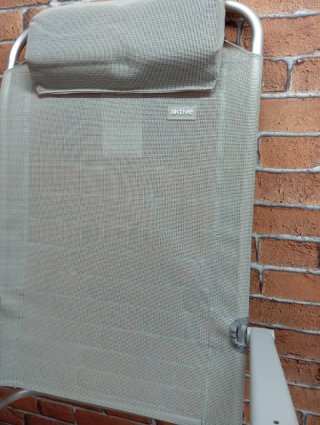 Silla Playa Plegable gris Aktive