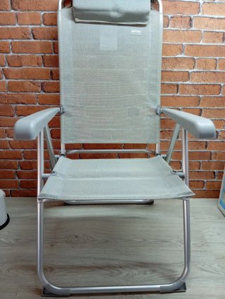 Silla Playa Plegable gris Aktive
