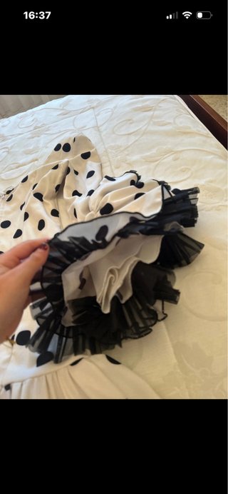 Traje de flamenca lunares