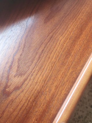 Cómoda de madera natural 90x50x36