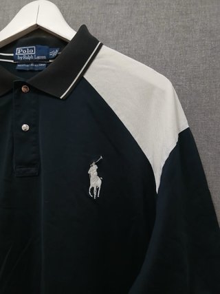 ralph lauren polo size XL black white