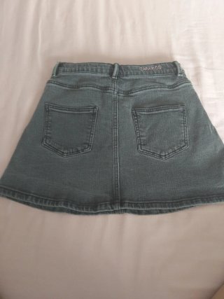 Falda vaquera gris Zara Kids