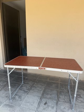 Mesa plegable Decathlon 4-6 personas camping
