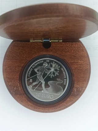 Moneda 10€ J.O. Invierno 2002