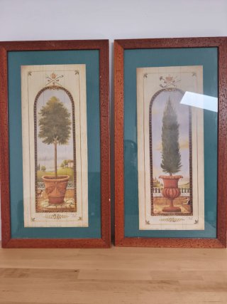 Conjunto de 2 cuadros decorativos