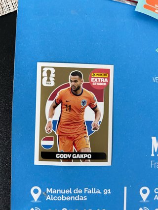 Cromo Panini Extra Dorado Cody Gakpo