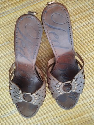 Cuñas Ted Baker Marrón y Dorado