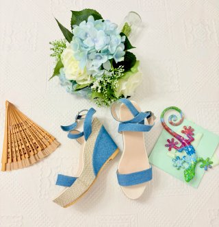 Sandalias Denim