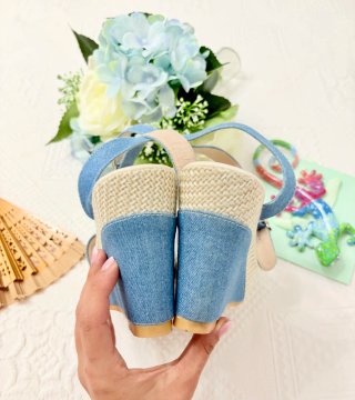 Sandalias Denim