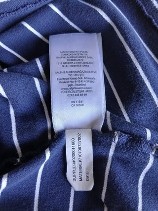 ralph lauren polo size L blue