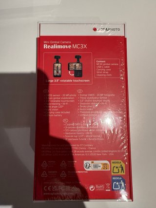 Cámara Gimbal Mini AGFA Realimove MC3X