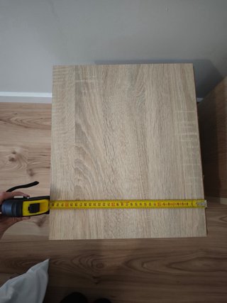 2 Mesitas de Noche Madera y Blanco