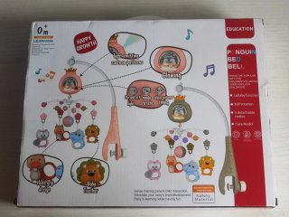 Móvil Cuna Bebé Penguin Bed Bell