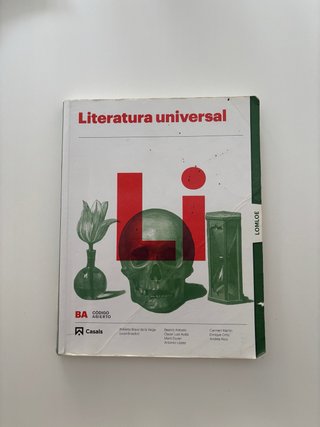 Literatura universal, 1o de Bachillerato