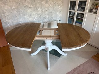 Mesa Comedor Redonda Extensible Maisons du Monde