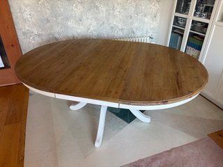 Mesa Comedor Redonda Extensible Maisons du Monde