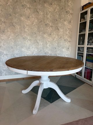Mesa Comedor Redonda Extensible Maisons du Monde