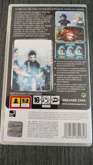 Crisis Core Final Fantasy VII PSP