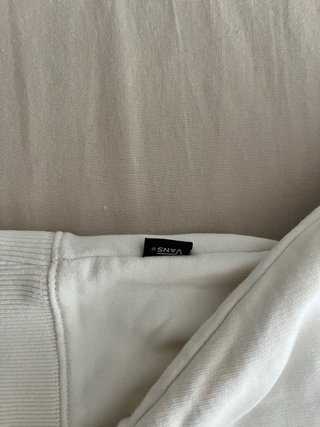 Sudadera Vans Blanca con Estampado