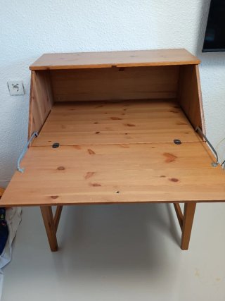 Escritorio Secreter de madera Ikea