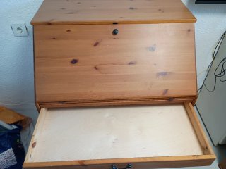Escritorio Secreter de madera Ikea