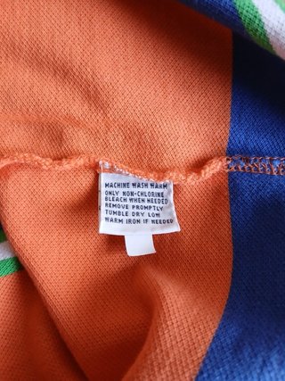 Polo Ralph Lauren XL arancione a righe