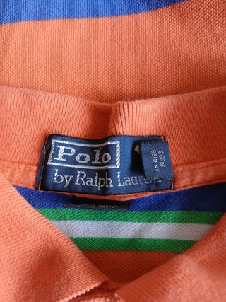 Polo Ralph Lauren XL arancione a righe
